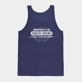 Vintage Property of USS Discovery Tank Top